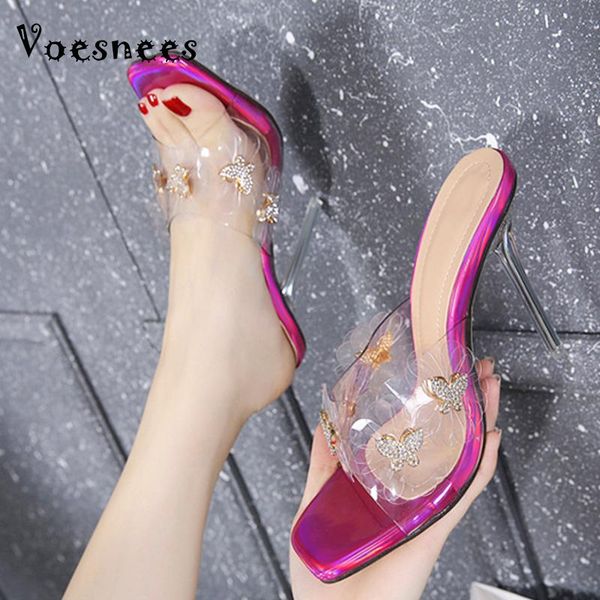 voesnees women's slippers 2021 summer transparent bow square toe crystal high heels 12cm female thin sandals wedding shoes, Black
voesnees women's slippers 2021 summer transparent bow square toe crystal high heels 12cm female thin sandals wedding shoes, Black