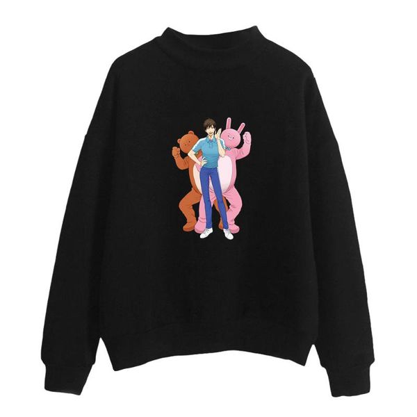 men's hoodies & sweatshirts 2021 anime life lessons with uramichi oniisan 2d print women men high collar sweatshirt casual turtlenecks, Black
men's hoodies & sweatshirts 2021 anime life lessons with uramichi oniisan 2d print women men high collar sweatshirt casual turtlenecks, Black