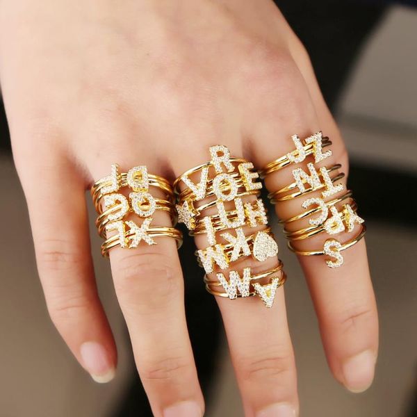 trendy hand stamped stacking a-z initial ring cute cz paved bohemian 26 letter heart star gold color jewelry unique rings wedding, Slivery;golden
trendy hand stamped stacking a-z initial ring cute cz paved bohemian 26 letter heart star gold color jewelry unique rings wedding, Slivery;golden
