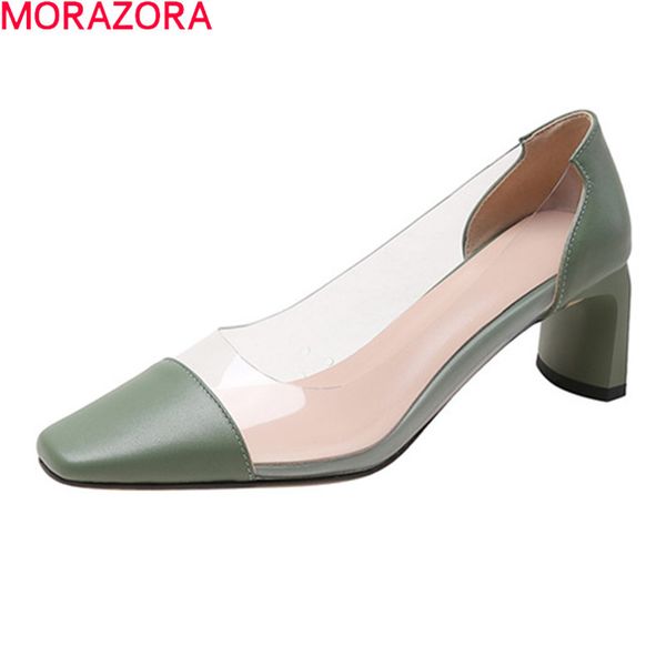 morazora arrival women pumps summer shallow square toe party wedding shoes genuine leather ladies single shoes 210506, Black
morazora arrival women pumps summer shallow square toe party wedding shoes genuine leather ladies single shoes 210506, Black