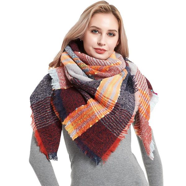 scarves fashion designer autumn winter women warm shawl ribbon plaid polyester thorn scarfs for ladies, Blue;gray
scarves fashion designer autumn winter women warm shawl ribbon plaid polyester thorn scarfs for ladies, Blue;gray