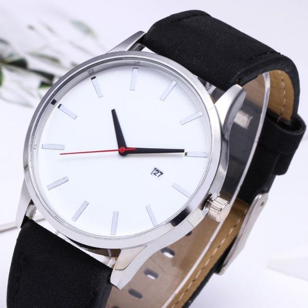 wristwatches 2021 watch men fashion for sports watches men's casual leather man saati, Slivery;brown
wristwatches 2021 watch men fashion for sports watches men's casual leather man saati, Slivery;brown