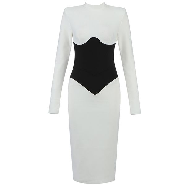 bandage bodycon dresses women fashion celebrity clubwear long sleeve party dress autumn clothing 210515, Black;gray
bandage bodycon dresses women fashion celebrity clubwear long sleeve party dress autumn clothing 210515, Black;gray