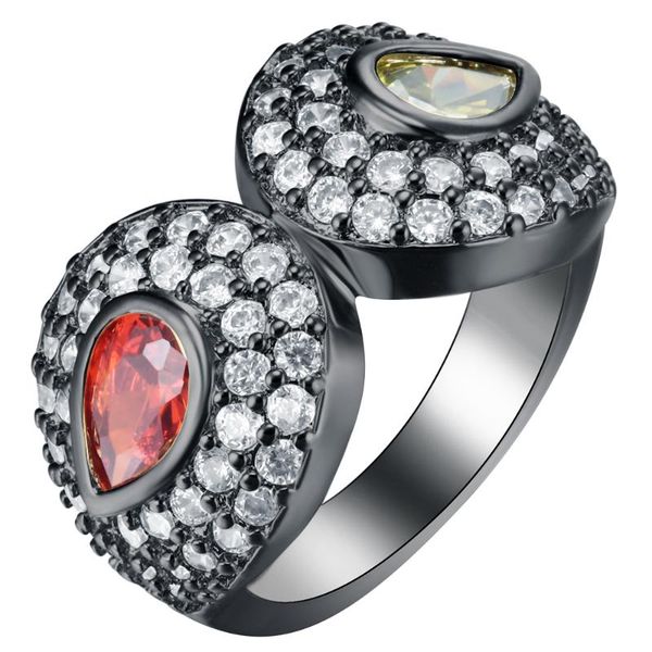 wedding rings luxury black gold ring red green silver plated white zircon promise fashion jewelry gift engagement, Slivery;golden
wedding rings luxury black gold ring red green silver plated white zircon promise fashion jewelry gift engagement, Slivery;golden
