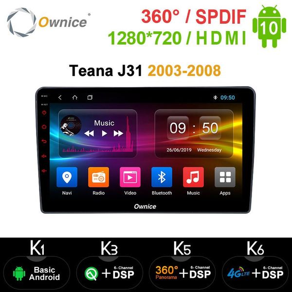 player ownice k5 k6 2 din android 10.0 car dvd for teana j31 2003 - 2008 spdif dsp 360panorama optical gps navi stereo
player ownice k5 k6 2 din android 10.0 car dvd for teana j31 2003 - 2008 spdif dsp 360panorama optical gps navi stereo