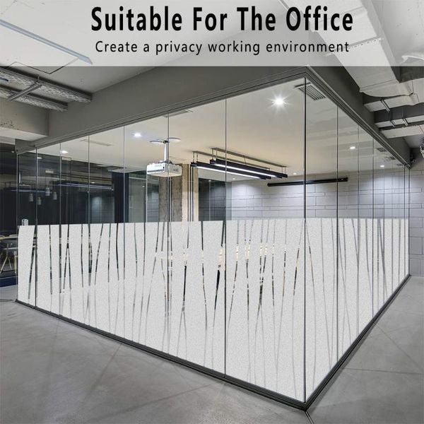 window stickers 2m matte stripe film privacy glass frosted decorative self-adhesive static cling decal for home diy
window stickers 2m matte stripe film privacy glass frosted decorative self-adhesive static cling decal for home diy