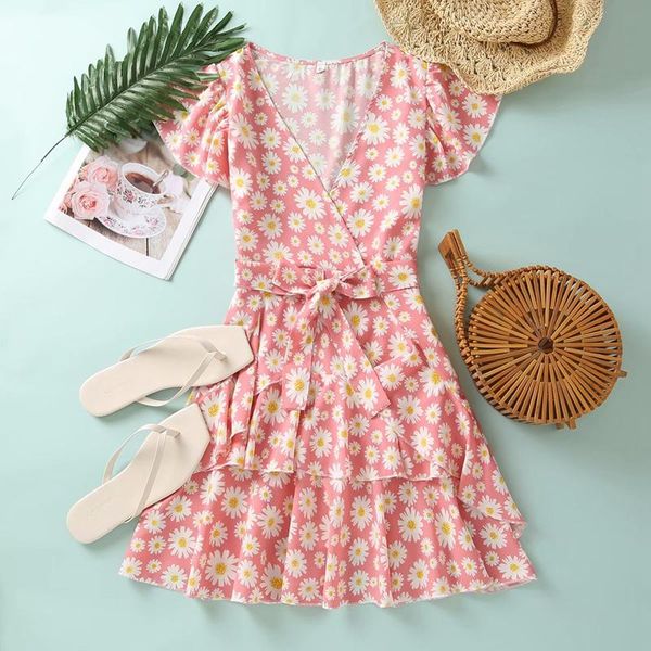 casual dresses 2021 fashion ruffle women dress with belt flower print mini vintage short sleeve v neck female vestidos mujer, Black;gray
casual dresses 2021 fashion ruffle women dress with belt flower print mini vintage short sleeve v neck female vestidos mujer, Black;gray