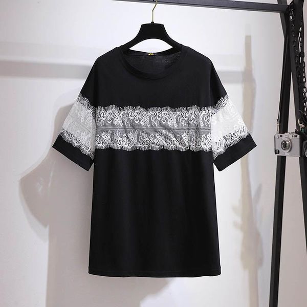 women's t-shirt 150kg plus size summer loose lace round neck bust 157cm 6xl 7xl 8xl 9xl 10xl solid short-sleeved black, White
women's t-shirt 150kg plus size summer loose lace round neck bust 157cm 6xl 7xl 8xl 9xl 10xl solid short-sleeved black, White