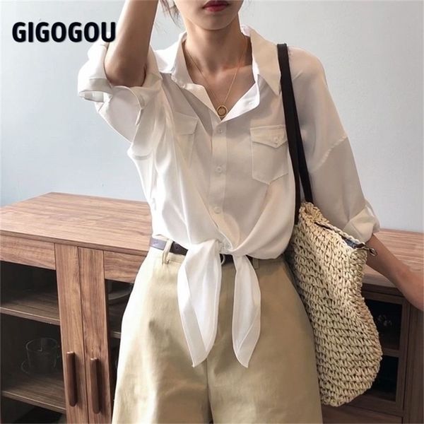 gigogou loose casual white shirts for women turn down collarfemale blouse spring summer bf korean style blusaa pockets 210715
gigogou loose casual white shirts for women turn down collarfemale blouse spring summer bf korean style blusaa pockets 210715