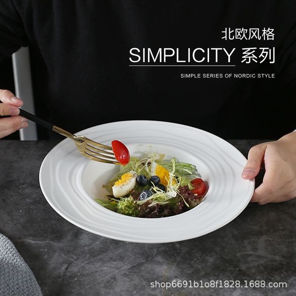 net red nordic creative tableware special straw hat western food spaghetti ins salad household deep soup plate
net red nordic creative tableware special straw hat western food spaghetti ins salad household deep soup plate