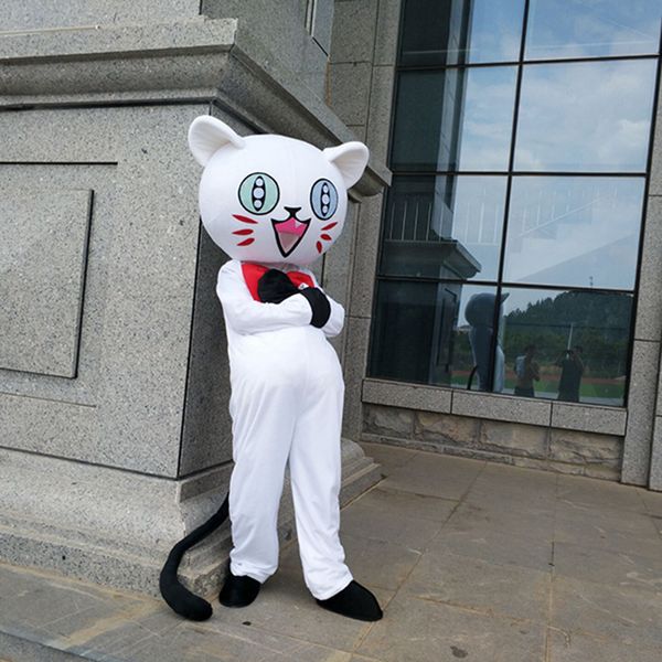mascot costumes white cat mascot costume cat mascot fancy carnival halloween party advertising apparel for sale, Red;yellow
mascot costumes white cat mascot costume cat mascot fancy carnival halloween party advertising apparel for sale, Red;yellow