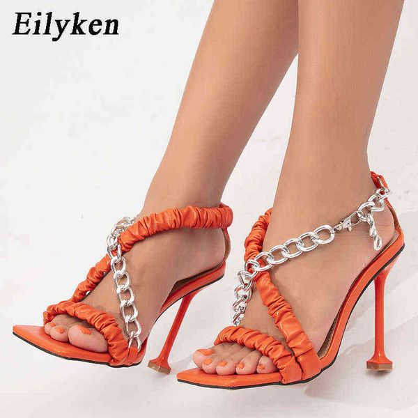 sandals eilyken summer fashion design chain square head women sandals high heels ladies sandals open toe women shoes 220310, Black
sandals eilyken summer fashion design chain square head women sandals high heels ladies sandals open toe women shoes 220310, Black