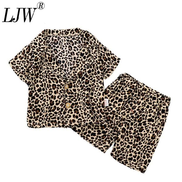fashion leopard boys girls pajama sets for 0-5 years casual set short sleeve +shorts pants summer nightwear 2pcs clothing, White
fashion leopard boys girls pajama sets for 0-5 years casual set short sleeve +shorts pants summer nightwear 2pcs clothing, White