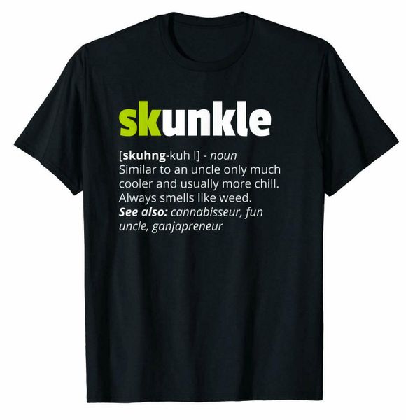 r1 skunkle definition an uncle only much cooler and chill funny black t-shirt, White;black
r1 skunkle definition an uncle only much cooler and chill funny black t-shirt, White;black