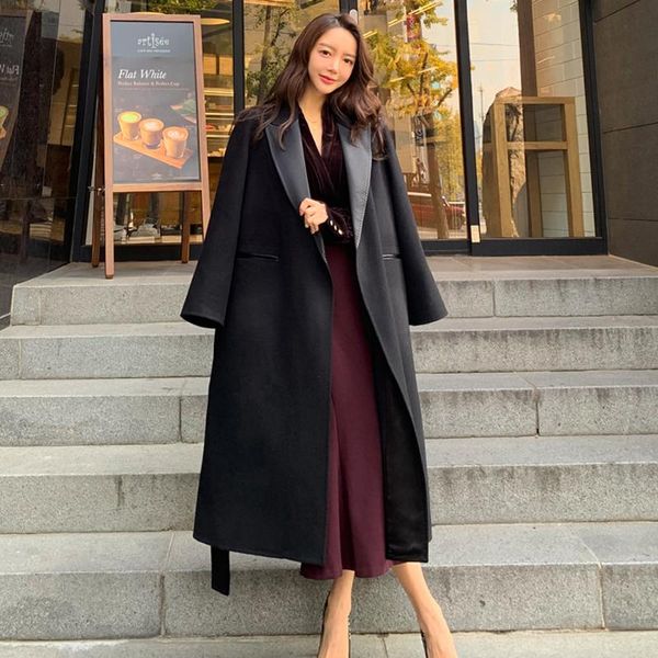 women's trench coats 2021 autumn winter women long coat with belt full sleeve overcoat korean ladies outerwear female windbreaker, Tan;black
women's trench coats 2021 autumn winter women long coat with belt full sleeve overcoat korean ladies outerwear female windbreaker, Tan;black