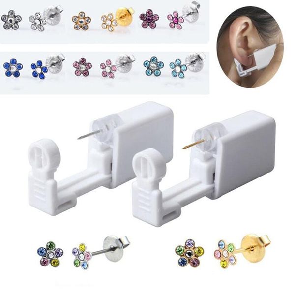 other 1pc gun to pierce ear disposable sterile piercing unit cartilage tragus helix tools kit stud earring, Slivery;golden
other 1pc gun to pierce ear disposable sterile piercing unit cartilage tragus helix tools kit stud earring, Slivery;golden