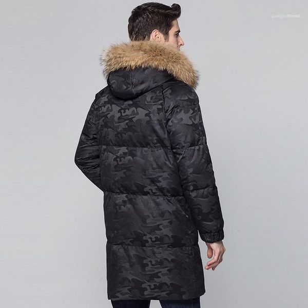 men's down & parkas duck 2021 jacket racoon fur collar winter jackets long camouflage thick warm coat for men parka kj6741, Black
men's down & parkas duck 2021 jacket racoon fur collar winter jackets long camouflage thick warm coat for men parka kj6741, Black