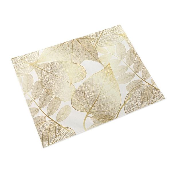 leaf placemat coffee table tablecloth cotton linen placemats single-sided printing waterproof gold modern square mats & pads
leaf placemat coffee table tablecloth cotton linen placemats single-sided printing waterproof gold modern square mats & pads