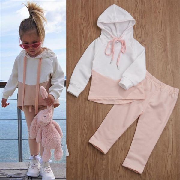 1 4 years baby girls hooded outfits pink patchwork sweatshirt long pants tracksuits for clothing set, White
1 4 years baby girls hooded outfits pink patchwork sweatshirt long pants tracksuits for clothing set, White