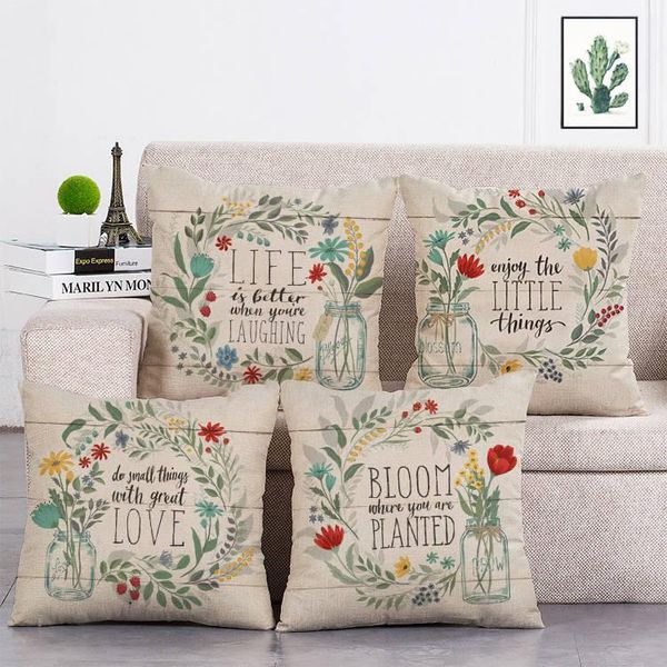 cushion/decorative pillow flower do somethng with great love cushion cover throw cotton linen home decor handmade custom printed case t24
cushion/decorative pillow flower do somethng with great love cushion cover throw cotton linen home decor handmade custom printed case t24