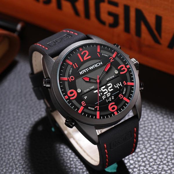 wristwatches brand men sports watches dual display analog digital led electronic quartz waterproof swimming military watch, Slivery;brown
wristwatches brand men sports watches dual display analog digital led electronic quartz waterproof swimming military watch, Slivery;brown