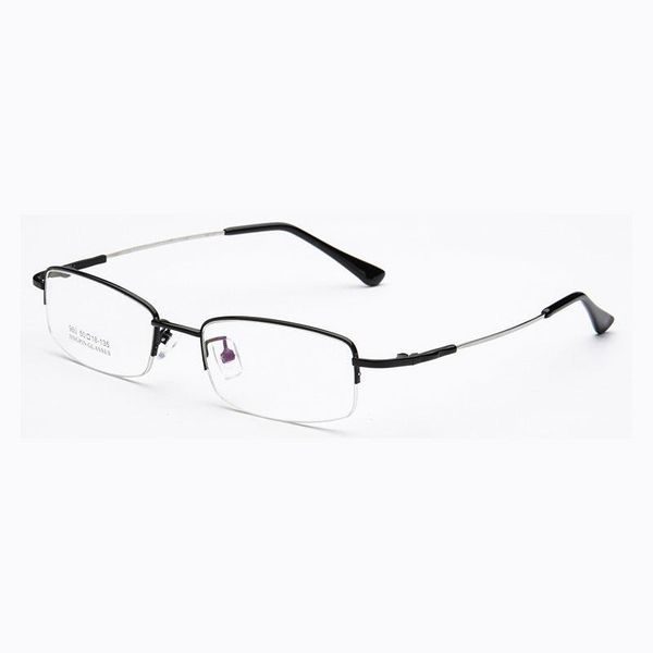 half rim titanium frame glasses for male and female casual arrival style memory alloy myopia eyewears fashion sunglasses frames, Black
half rim titanium frame glasses for male and female casual arrival style memory alloy myopia eyewears fashion sunglasses frames, Black