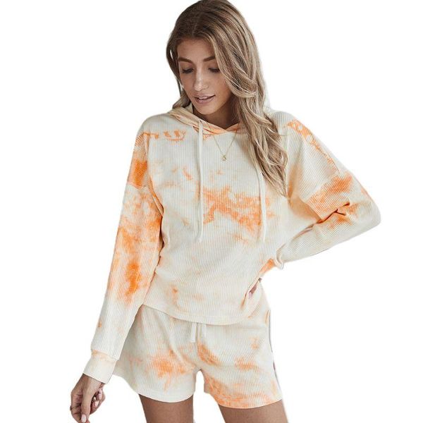 women's tracksuits 2pcs women tie-dye long sleeve loose + drawstring waist shorts set home casual pajamas loungewear, Gray
women's tracksuits 2pcs women tie-dye long sleeve loose + drawstring waist shorts set home casual pajamas loungewear, Gray