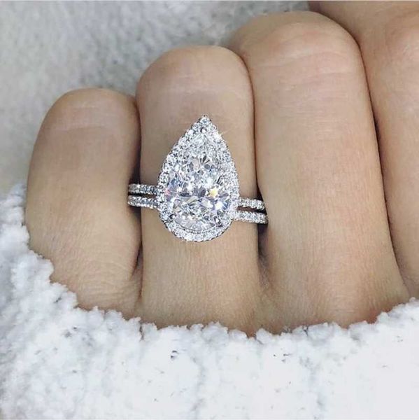 cluster rings classic 925 sterling silver drop simulated diamond engagement wedding sets for women pink white z jewelry wholesale, Golden;silver
cluster rings classic 925 sterling silver drop simulated diamond engagement wedding sets for women pink white z jewelry wholesale, Golden;silver