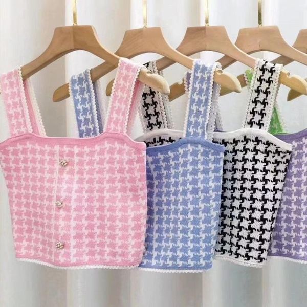 women's tanks & camis crop women summer 2021 knitted vest wide shoulder strap single-breasted ultra short tassel camisole slimming susp, White
women's tanks & camis crop women summer 2021 knitted vest wide shoulder strap single-breasted ultra short tassel camisole slimming susp, White