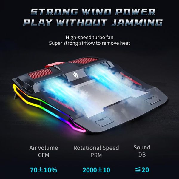 gaming lapcooler adjustable rgb red lighting with2 large quiet fans computer cooling fan pad portable usb universal 18inches pads
gaming lapcooler adjustable rgb red lighting with2 large quiet fans computer cooling fan pad portable usb universal 18inches pads