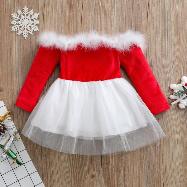girl's dresses christmas dress for girl kids off shoulder long sleeve red white color pacthwork faux fur trim block tutu xmas, Red;yellow
girl's dresses christmas dress for girl kids off shoulder long sleeve red white color pacthwork faux fur trim block tutu xmas, Red;yellow