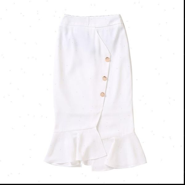 white black mermaid trumped women skirts ruffle knee length high street empire button summer solid s0238
white black mermaid trumped women skirts ruffle knee length high street empire button summer solid s0238
