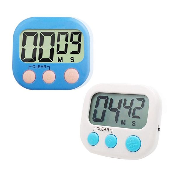 kitchen timers 2pcs large lcd digital egg cooking timer count down clock alarm satch - blue & white
kitchen timers 2pcs large lcd digital egg cooking timer count down clock alarm satch - blue & white
