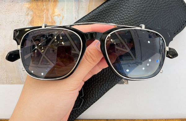 round clip on sunglasses for men silver black grey shaded mens fashion sun glasses with box, White;black
round clip on sunglasses for men silver black grey shaded mens fashion sun glasses with box, White;black