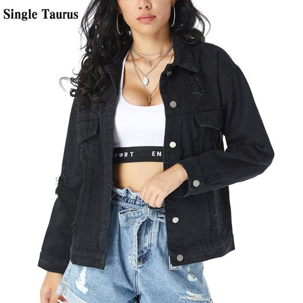 women's jackets black denim high street long sleeve casual slim short length crop jeans coat 2021 fall ropa de mujer bomber jacket wome, Black;brown
women's jackets black denim high street long sleeve casual slim short length crop jeans coat 2021 fall ropa de mujer bomber jacket wome, Black;brown