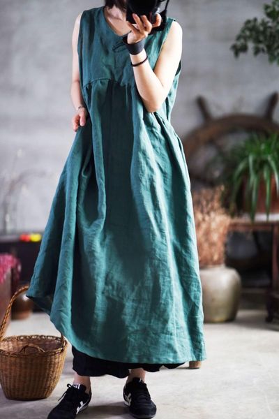 casual dresses women ramie loose sleeveless dress tank female sundress ladies vintage 2021 spring summer v neck, Black;gray
casual dresses women ramie loose sleeveless dress tank female sundress ladies vintage 2021 spring summer v neck, Black;gray