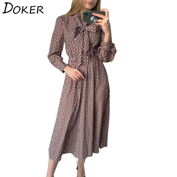 spring summer new print chiffon dress women clothes long sleeve street casual dresses belt fashion long dress 210423, Black;gray
spring summer new print chiffon dress women clothes long sleeve street casual dresses belt fashion long dress 210423, Black;gray