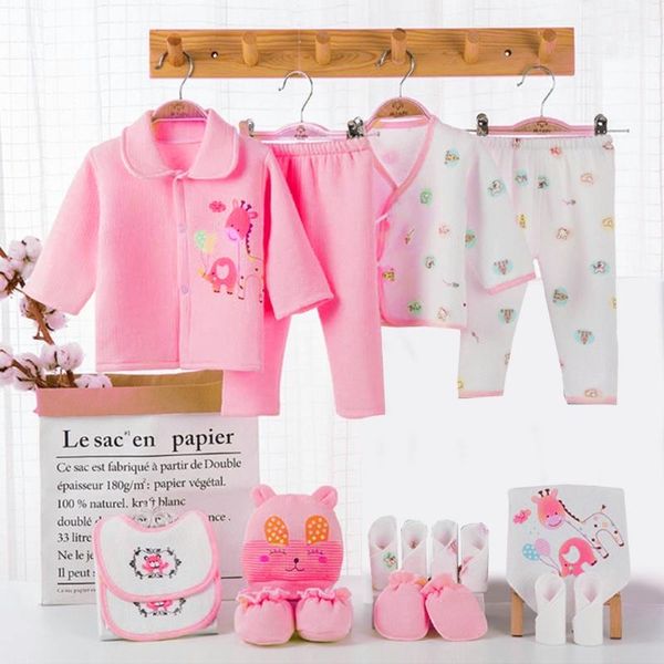 clothing sets 18pcs born baby set girl boy clothes cotton warm infant suit outfits pant bib, White
clothing sets 18pcs born baby set girl boy clothes cotton warm infant suit outfits pant bib, White