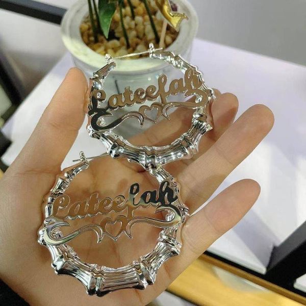 punk round hoop bamboo earrings for women exaggerated metal big ring circle jewelry & huggie, Golden;silver
punk round hoop bamboo earrings for women exaggerated metal big ring circle jewelry & huggie, Golden;silver