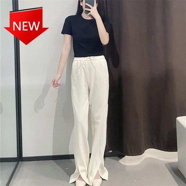 women's pants & capris color trousers retro elastic waist drawstring split design wide leg streetwear women 2021 fashion high solid, Black;white
women's pants & capris color trousers retro elastic waist drawstring split design wide leg streetwear women 2021 fashion high solid, Black;white