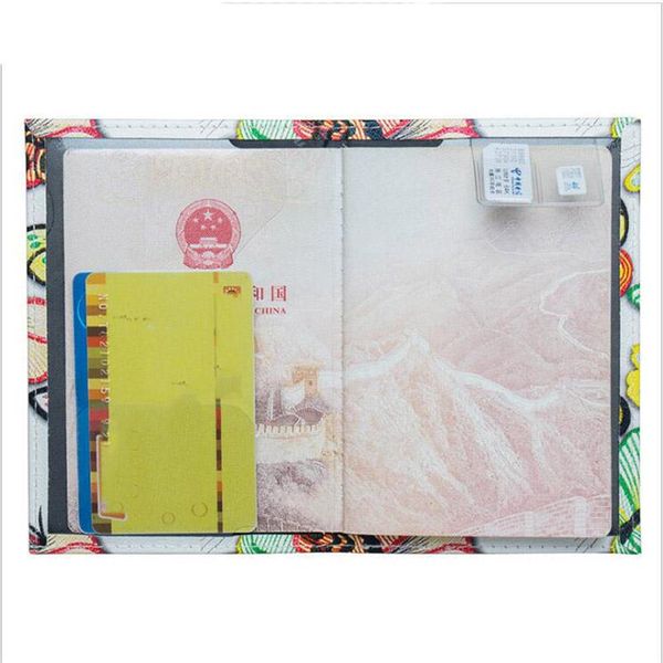 card holders style women passport cover wallet butterfly printing waterproof holder leather travel documentpakket, Brown;gray
card holders style women passport cover wallet butterfly printing waterproof holder leather travel documentpakket, Brown;gray