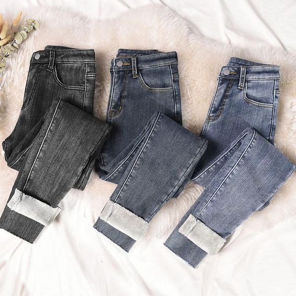 women's jeans women vintage stretch skinny lady fetish slim fit pants winter warm plush students waist straight girls trousers sorv, Blue
women's jeans women vintage stretch skinny lady fetish slim fit pants winter warm plush students waist straight girls trousers sorv, Blue