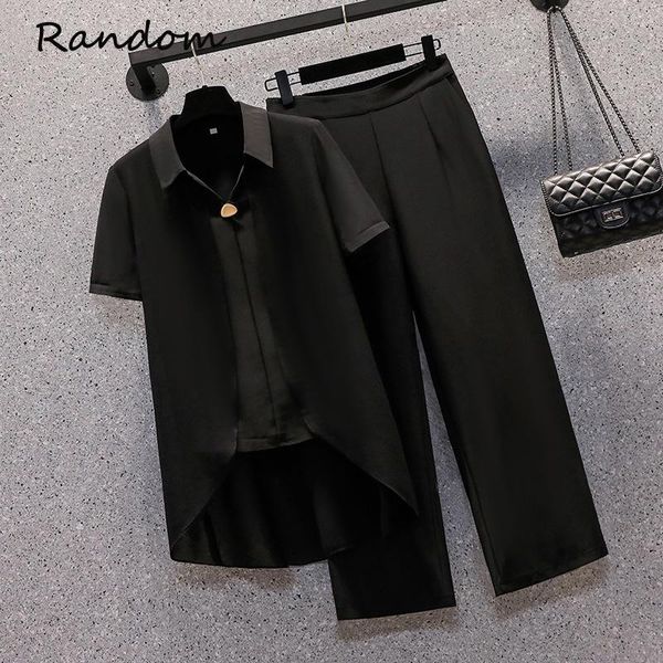 women's two piece pants plus size women suit female shirt and pant office lady matching set 2021 summer workwear clothes fashion outfit, White
women's two piece pants plus size women suit female shirt and pant office lady matching set 2021 summer workwear clothes fashion outfit, White