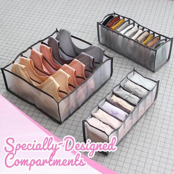 dormitory closet organizer for socks home separated underwear storage box 7 grids bra foldable drawer bags
dormitory closet organizer for socks home separated underwear storage box 7 grids bra foldable drawer bags