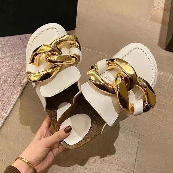 gold chain slippers women flat heel casual vacation shoes rea flip flops outdoor zapatos mujer, Black
gold chain slippers women flat heel casual vacation shoes rea flip flops outdoor zapatos mujer, Black