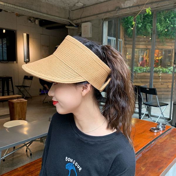 south korea new summer travel sun protection straw hat net red with foldable empty hat holiday beach sun protection hat, Blue;gray
south korea new summer travel sun protection straw hat net red with foldable empty hat holiday beach sun protection hat, Blue;gray