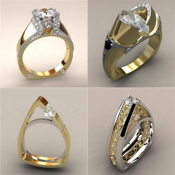 cluster rings luxury female small zircon stone ring unique style crystal silver color wedding promise engagement for women, Golden;silver
cluster rings luxury female small zircon stone ring unique style crystal silver color wedding promise engagement for women, Golden;silver