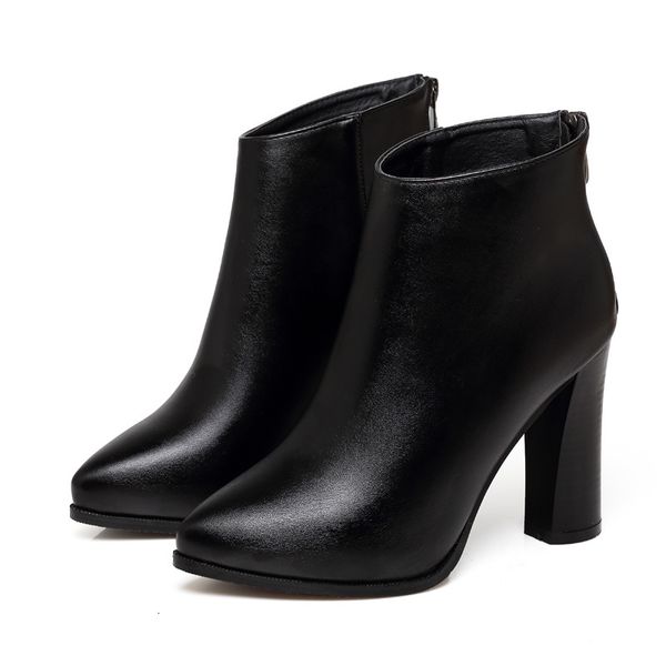 {category} new casual high heels ankle boots shoes autumn spring fashion pointed toe square heel split genuine leather h0009 eda5, Black
{category} new casual high heels ankle boots shoes autumn spring fashion pointed toe square heel split genuine leather h0009 eda5, Black