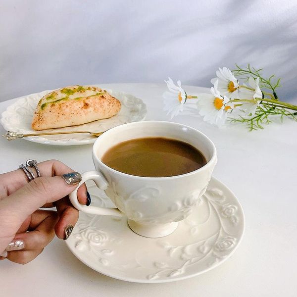 mugs cup and dish retro ceramic set relief snack plate coffee flower afternoon tea restaurant
mugs cup and dish retro ceramic set relief snack plate coffee flower afternoon tea restaurant