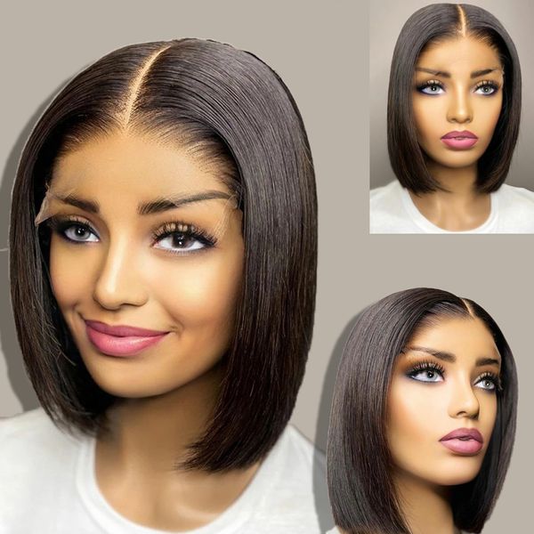 lx brand ronghduoyi straight wig middle part short bob wig for women synthetic lace front wig for glueless wigs cosplay/daily used wigfactor, Black
lx brand ronghduoyi straight wig middle part short bob wig for women synthetic lace front wig for glueless wigs cosplay/daily used wigfactor, Black